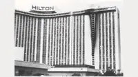 Sebuah&nbsp;kebakaran api terjadi di Hotel Las Vegas Hilton, Winchester, Nevada, Amerika Serikat (AS), 10 Februari 1981. (National Fire Protection Association)