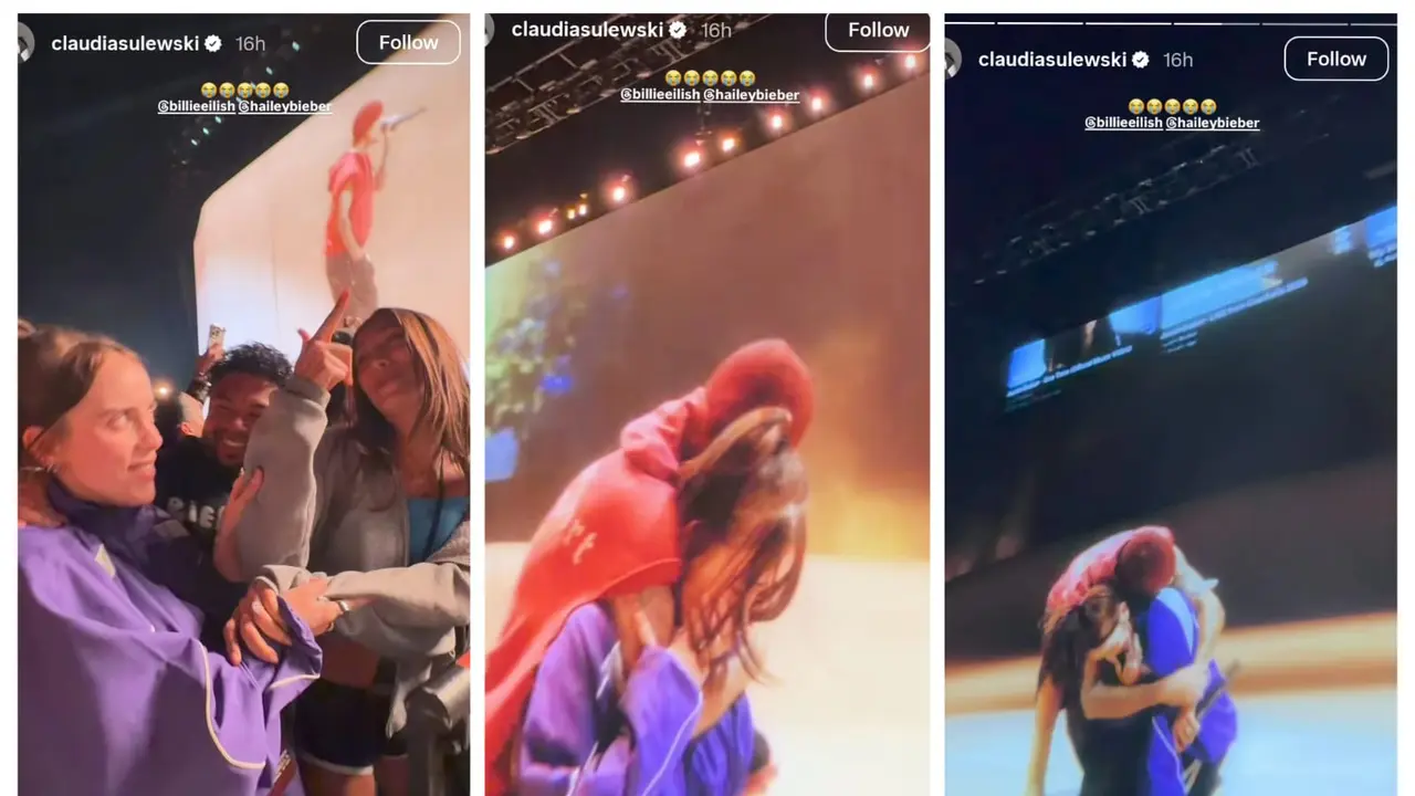 Billie Eilish Diajak Naik ke Panggung Coachella Justin Bieber. (Instagram/ claudiasulewski)