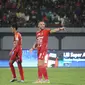 Penyerang Bali United Ilija Spasojevic melakukan selebrasi usai mencetak gol ke gawang Rans Nusantara FC dalam laga pekan ketiga BRI Liga 1 2022/2023 di Stadion Kapten I Wayan Dipta, Gianyar, Kamis (4/8/2022). (Bola.com/Maheswara Putra)