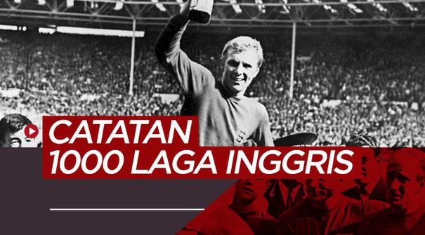 Berita video mengenai data dan fakta yag menarik di balik laga ke-1000 Timnas Inggris yang dijuluki Three Lions.