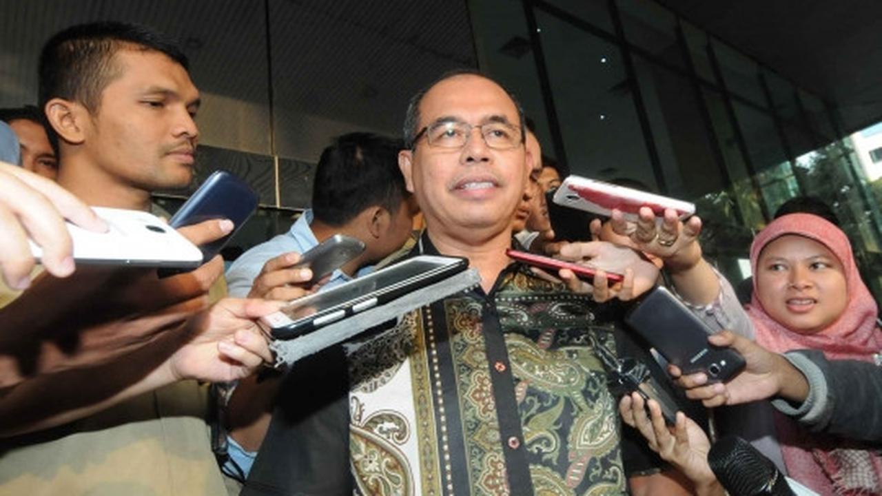 Bupati Musi Banyuasin usai diperiksa KPK terkait suap RAPBD
