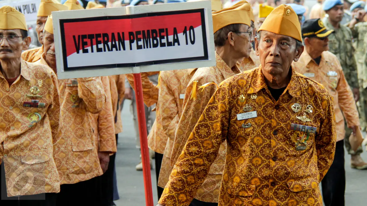 20150811-Hari Veteran, Ribuan Pejuang Kemerdekaan Turun ke Jalan-Jakarta