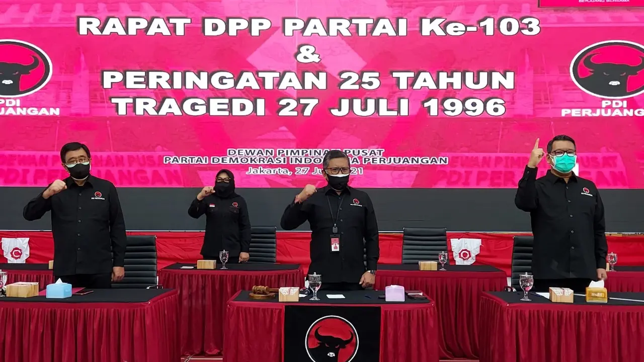 PDIP Peringati 25 Tahun Tragedi 27 Juli 1996 atau Kudatuli.