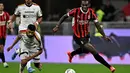 Di babak kedua, tim asuhan pelatih Paulo Fonseca masih memegang kendali permainan. Sementara Lecce kesulitan mengembangkan permainan. Tidak ada gol yang tercipta di babak kedua pada laga ini. (Gabriel BOUYS/AFP)