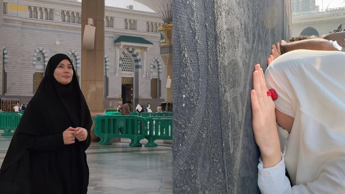 7 Potret Mantan Artis Iris Wullur Umrah, Ungkap Jadi Momen Introspeksi