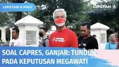 Gubernur Jawa Tengah, Ganjar Pranowo mengunjungi Car Free Day di Solo, Jawa Tengah. Di kesempatan ini Ganjar kembali menegaskan masalah calon presiden, dirinya akan tunduk pada keputusan Ketua Umum PDI Perjuangan, Megawati Soekarnoputri.