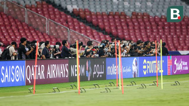 Wartawan Timnas Indonesia Vs Jepang