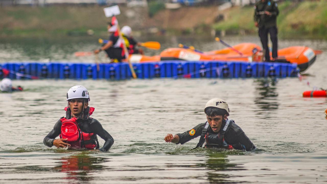 Lomba Lari Renang dan Dayung Meriahkan HUT Kemerdekaan di Situ Gintung
