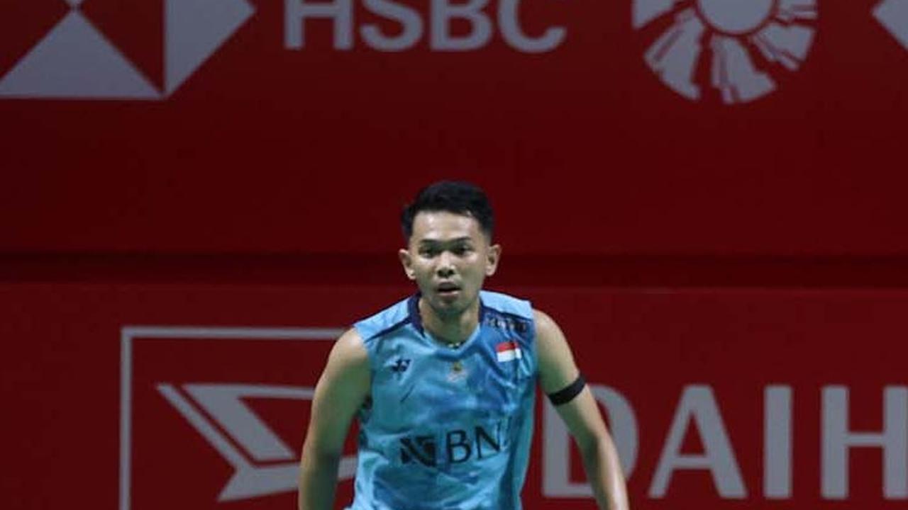FOTO: Jatuh Bangun Fajar/Rian Tumbangkan Ganda Malaysia Berbuah Tiket Perempat Final Indonesia Masters 2024