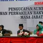 Ketua DPC PDI Perjuangan (PDIP) Surabaya, Adi Sutarwijono ditetapkan sebagai Ketua Sementara DPRD Kota Surabaya. (Foto: Liputan6.com/Dian Kurniawan)