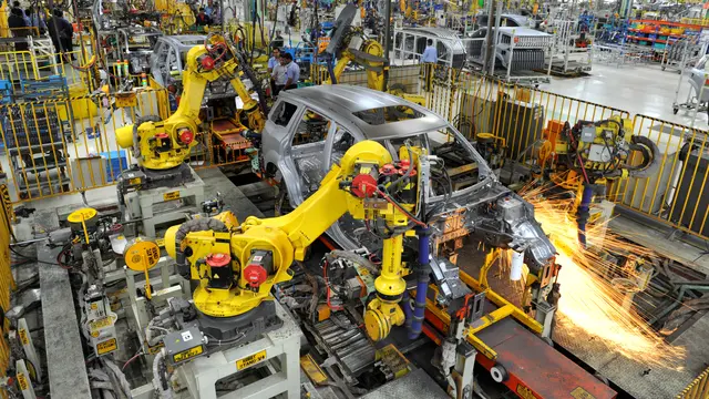 pabrik Mahindra Vehicle Manufacturers Ltd, Chakan, India (Mahindra)