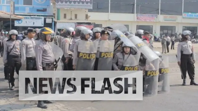 NEWS FLASH: Bentrok dengan Polisi, 1 Warga Dadap Ditangkap