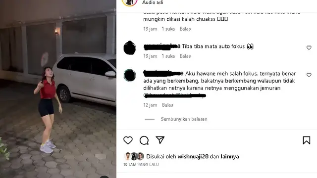 Wika Salim asyik main badminton (Foto: instagram wikasalim)