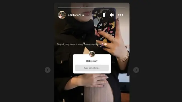 Asri Faradila, istri Achmad Megantara kini sedang hamil besar (Foto: Instagram asrifaradila)