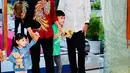 Keduanya merupakan anak dari Wali Kota Solo, yang juga putra sulung Jokowi, Gibran Rakabuming Raka. (Foto: Lukas - Biro Pers Sekretariat Presiden)