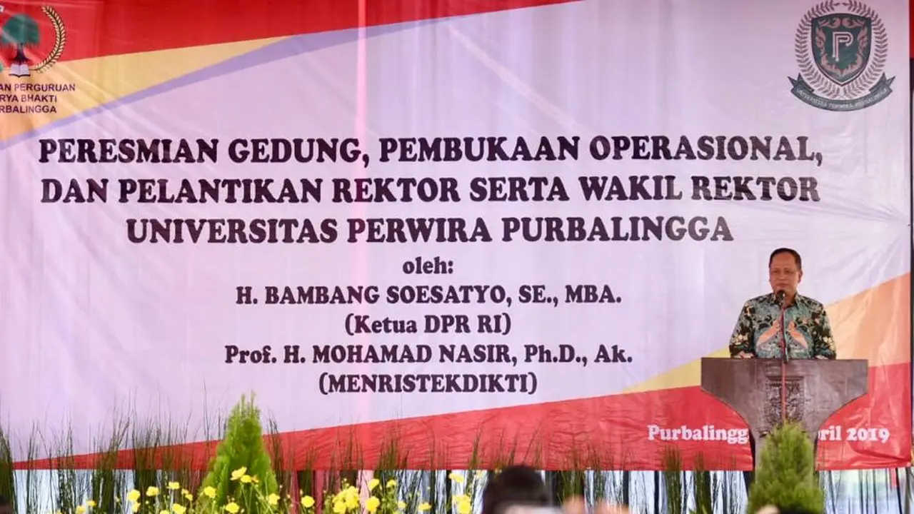 Menristekdikti Apresiasi Berdirinya Universitas Perwira Purbalingga
