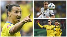 Kabar transfer terkini, Kamis (16/6/2016), diwarnai rencana Munchen menyaingi MU untuk mendapatkan Zlatan Ibrahimovic dan keinginan Arsenal boyong Mario Gotze. (AFP)