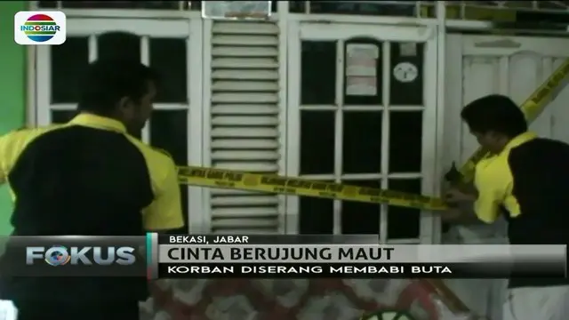 Seorang pria di Bekasi, Jawa Barat, bantai kekasih mantan istri hingga tewas lantaran cemburu buta.