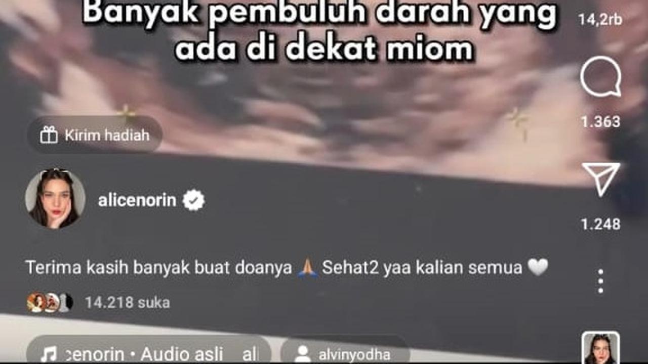 Alice kemudian diperiksa oleh dokter Fetomaternal dan ditemukan ada banyak pembuluh darah di miom tersebut.