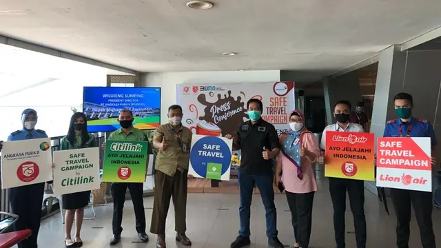 Safe Travel Campaign di Bandara Husein Sastranegara. Dok AP II