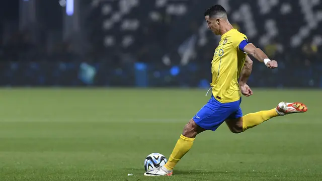 Foto: Aksi Cristiano Ronaldo saat Membawa Al Nassr Menang Telak di Perempat Final King's Cup Arab Saudi 2023