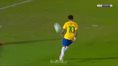 Berita video gol indah Paulinho dan Neymar saat Brasil melumat Uruguay 4-1 di Kualifikasi Piala Dunia. This video presented by Ballball.