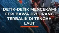 Sebuah kapal feri jenis katamaran yang mengangkut 267 penumpang dan awak kapal mendadak terbalik di tengah laut lepas dalam perjalanan menuju Tasucu, Turki, pada Minggu (30/08/2026) sore.

Kapal mulai kemasukan air hingga terbalik hanya sekitar 7,5 kilometer setelah bertolak dari Pelabuhan Kyreni...