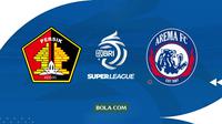 BRI Super League Persik kontra Arema FC. (Bola.com/Wiwig Prayugi)