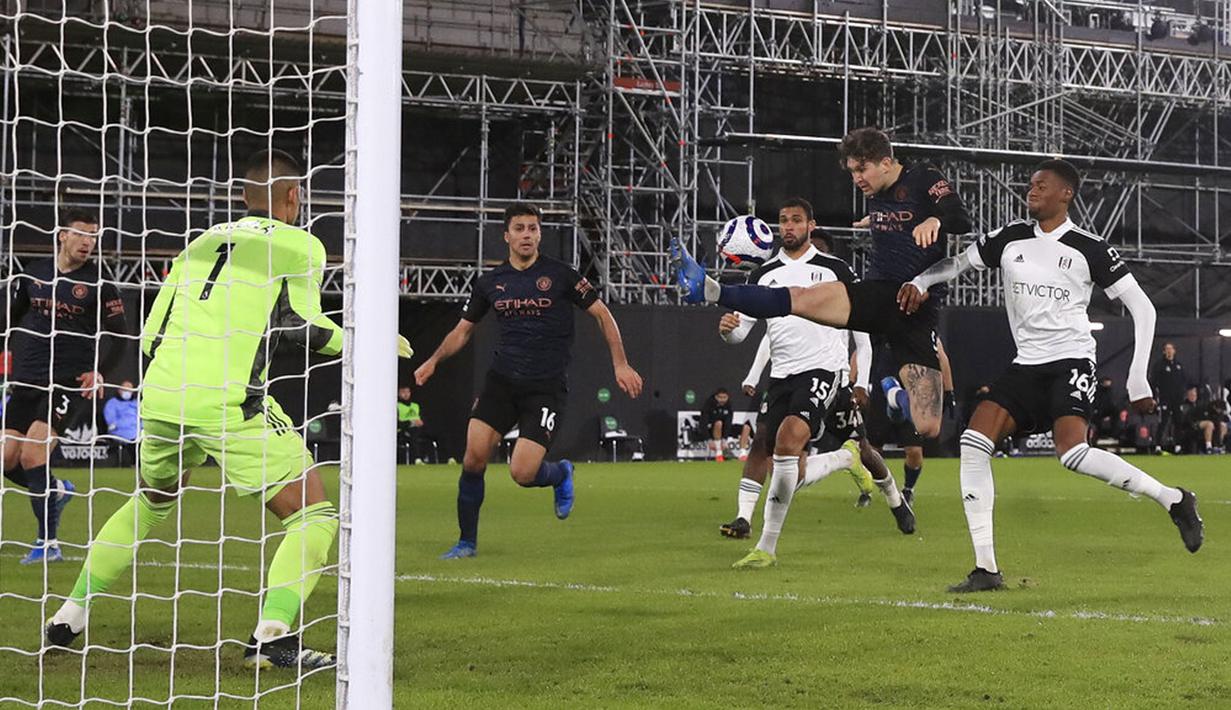 FOTO: Manchester City Bantai Fulham 3-0 - Bola Liputan6.com