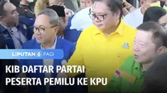 Beginilah tiga partai anggota KIB, Partai Golkar, PPP, dan PAN pada Rabu (10/08) pagi mendatangi Kantor KPU untuk mendaftar sebagai partai politik peserta Pemilu 2024. Melalui pendaftaran bersama-sama ini, KIB hendak menunjukkan solidaritas ketiga pa...