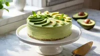 Resep Avocado Mousse Cake Lembut Tanpa Oven