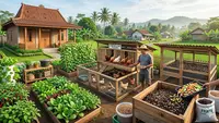 7 Ide Pertanian Terpadu Ternak dan Tanaman yang Cocok untuk Lahan Sempit