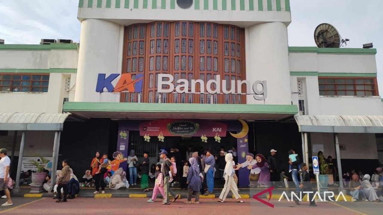 KAI Daop 2 Bandung Angkut 872 Ribu Penumpang Selama Angkutan Lebaran 2026, Bukti Kepercayaan Publik