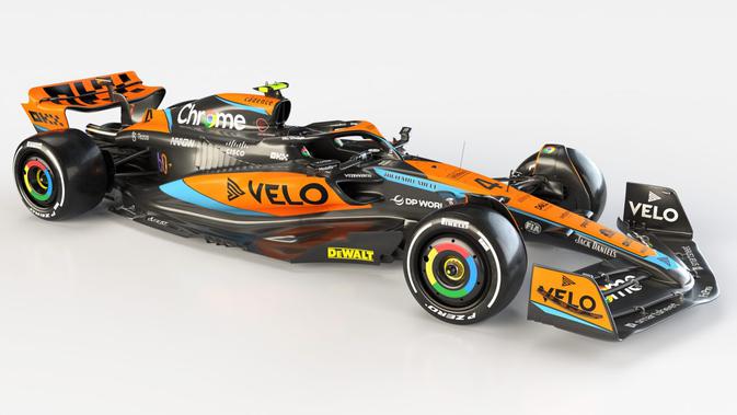 McLarens MCL60 untuk musim F1 2023. (formula1.com)
