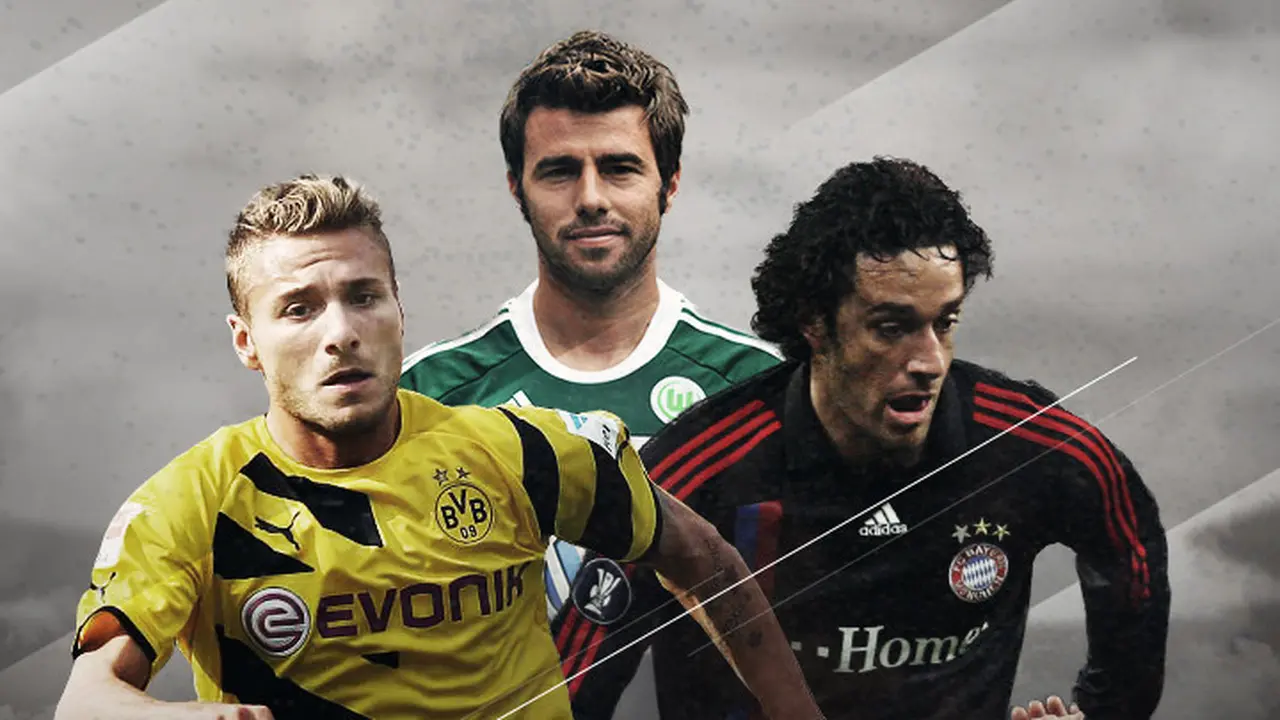 Andrea Barzagli, Luca Toni dan Ciro Immobile