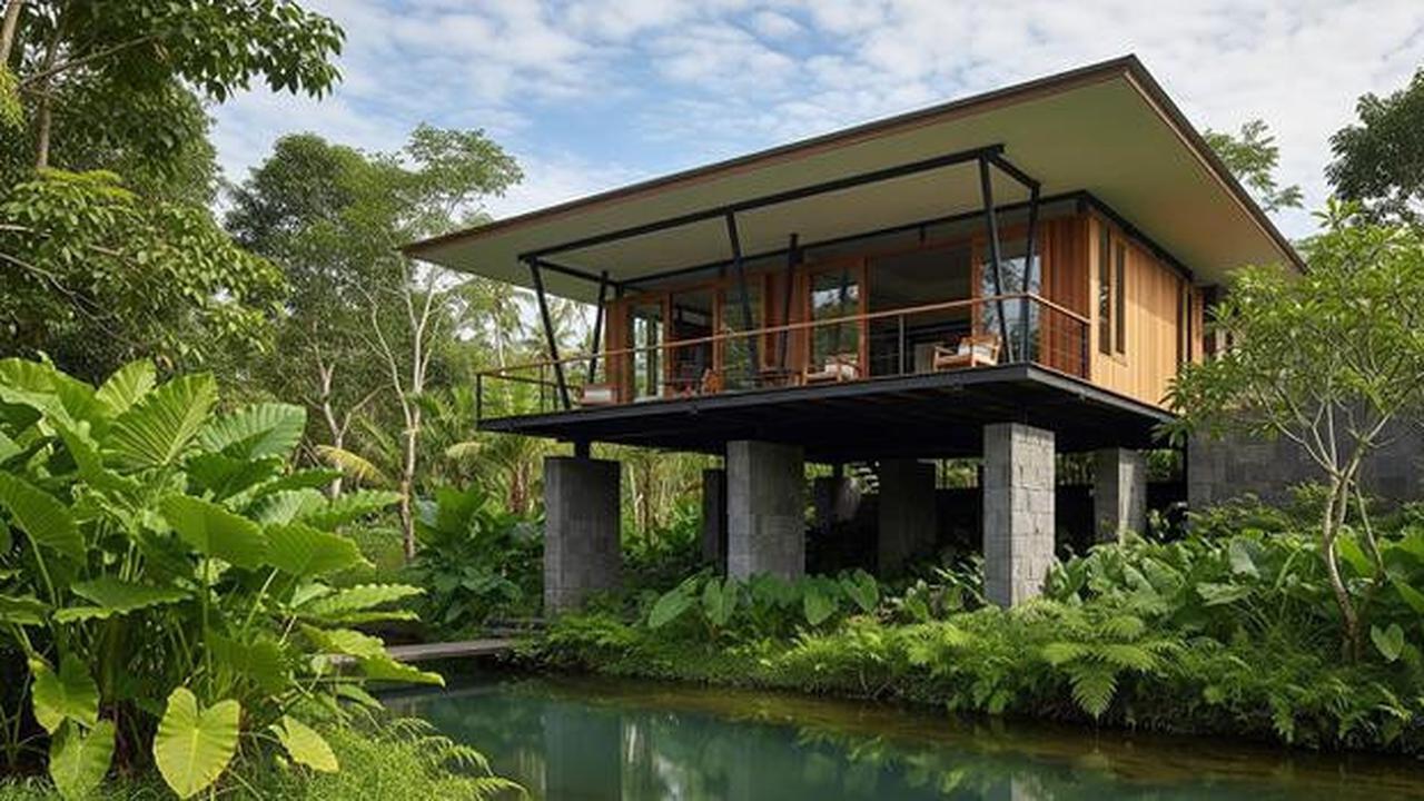 12 Desain Rumah Minimalis Sejuk Nyaman Tanpa AC di Iklim Tropis, Anti Gerah &amp; Hemat Listrik