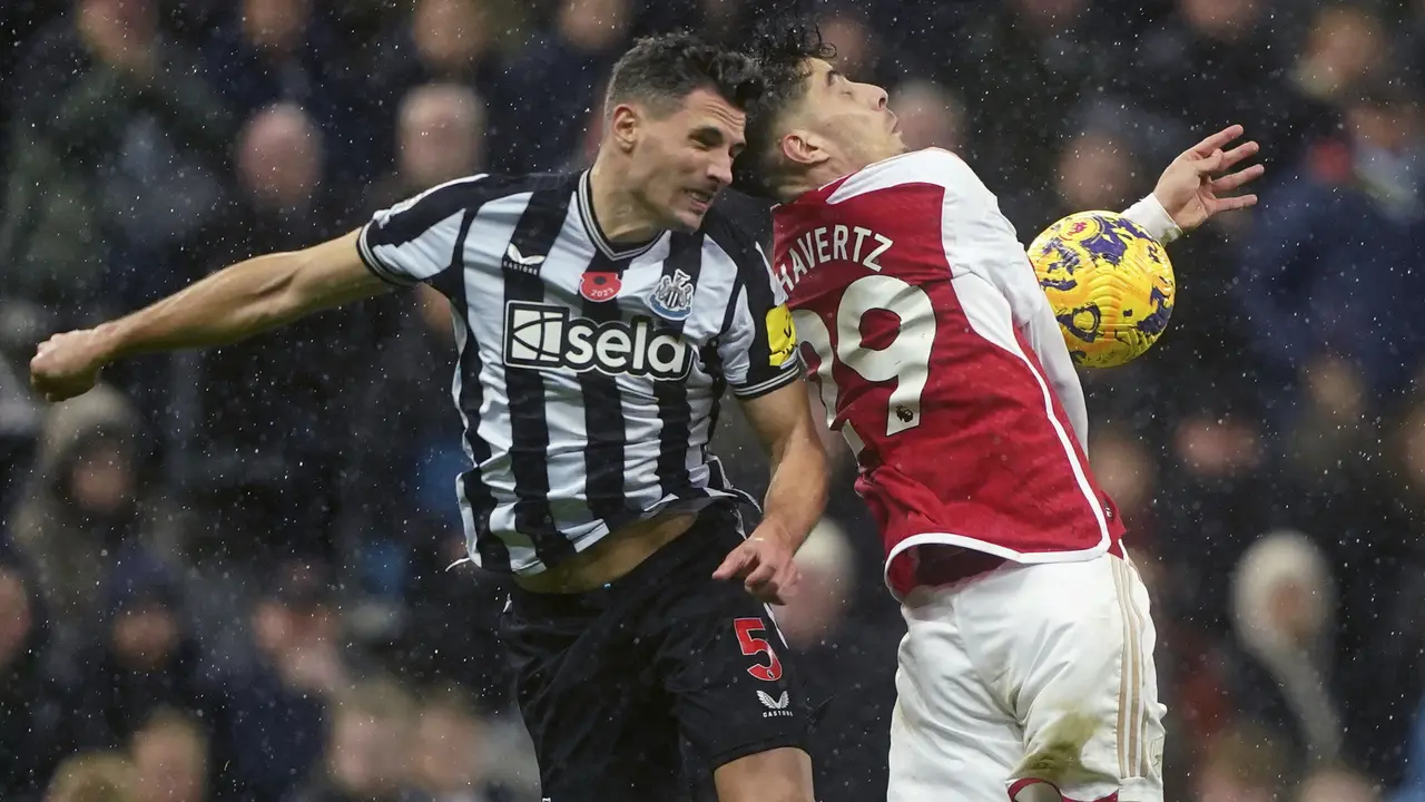 Newcastle United vs Arsenal di Liga Inggris
