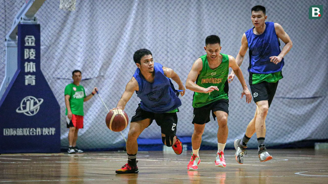 Foto: Mengintip Persiapan Timnas Basket Indonesia saat Berlatih untuk SEA Games 2023, Banyak Dihuni Pemain Debutan