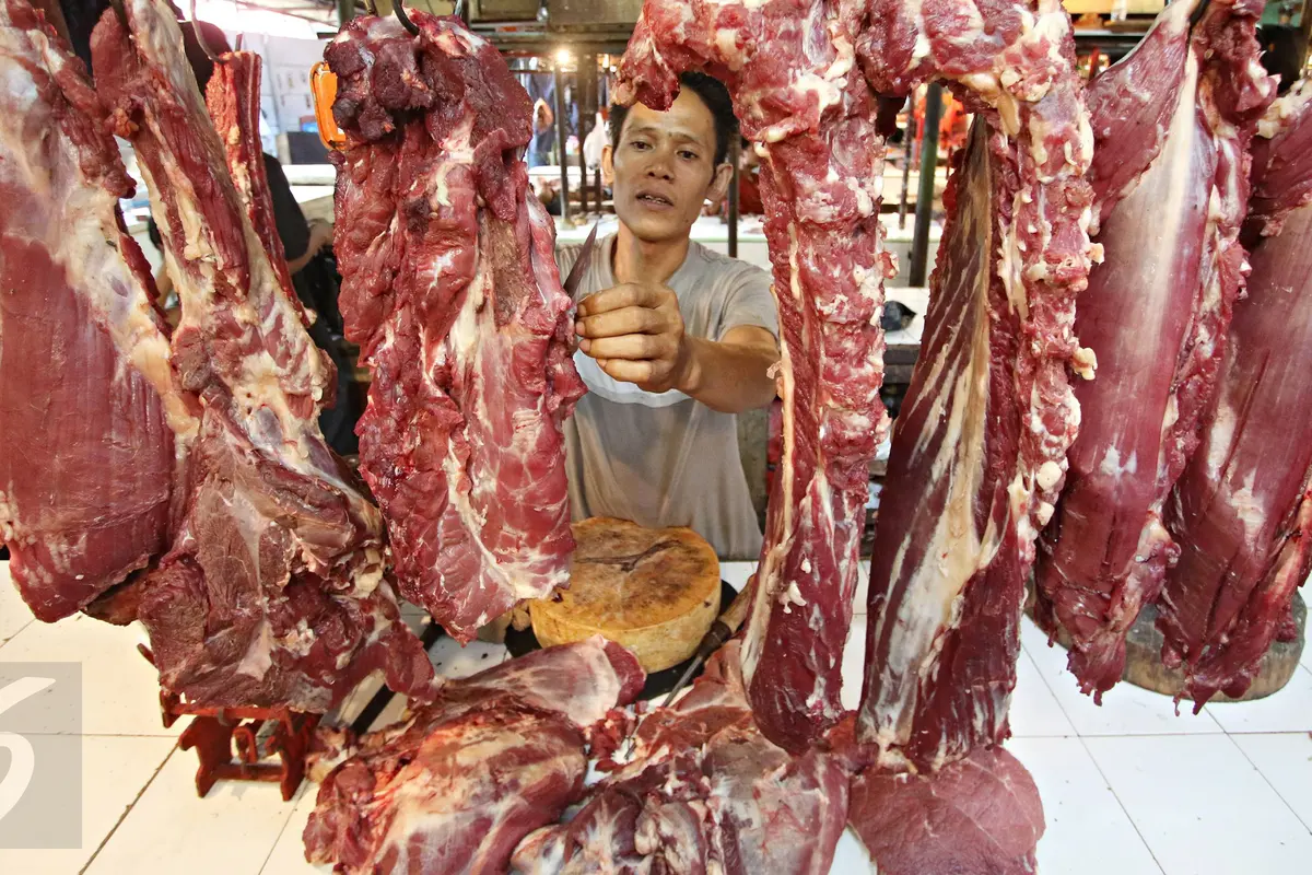 20160125-Harga Daging Sapi di Jakarta Melonjak Hingga Rp 130 Ribu/Kg-Jakarta