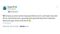 Cuitan Netizen tentang Semut di Rumahnya Ini Kocak. (Sumber: X/@tanyakanrl)