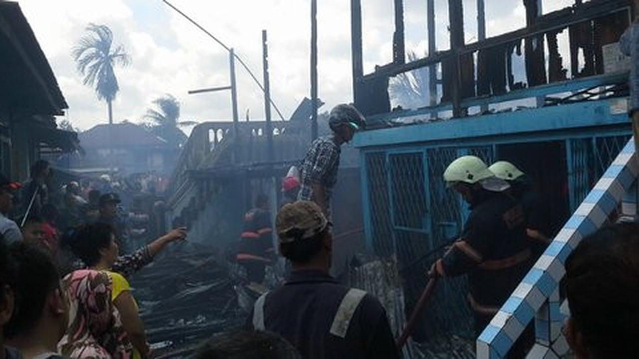 3 Rumah di Palembang ludes terbakar, salah satunya tempat pesta sabu