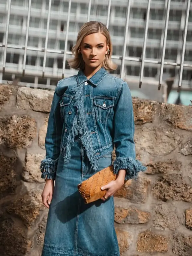 Jaket Denim Trucker kembali Tren, Gaya Rose dan IN Stray Kids Jadi Sorotan