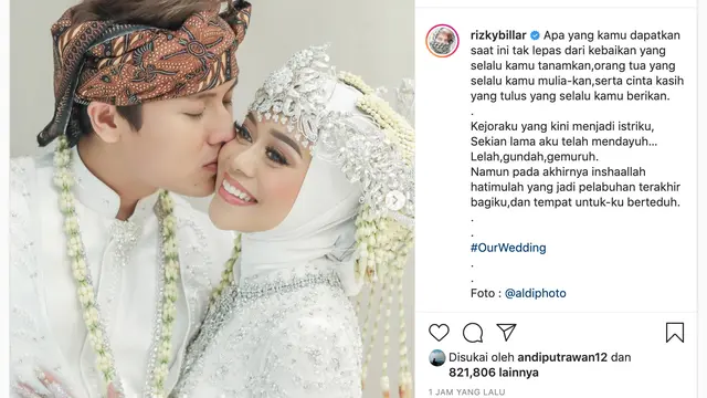 Rizky Billar dan Lesti Kejora