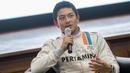 Rio Haryanto mengaku terus mengalami kemajuan bersama Manor Racing berdasarkan hasil ujicoba di Sirkuit Catalunya, Spanyol. (Bola.com/Vitalis Yogi Trisna)