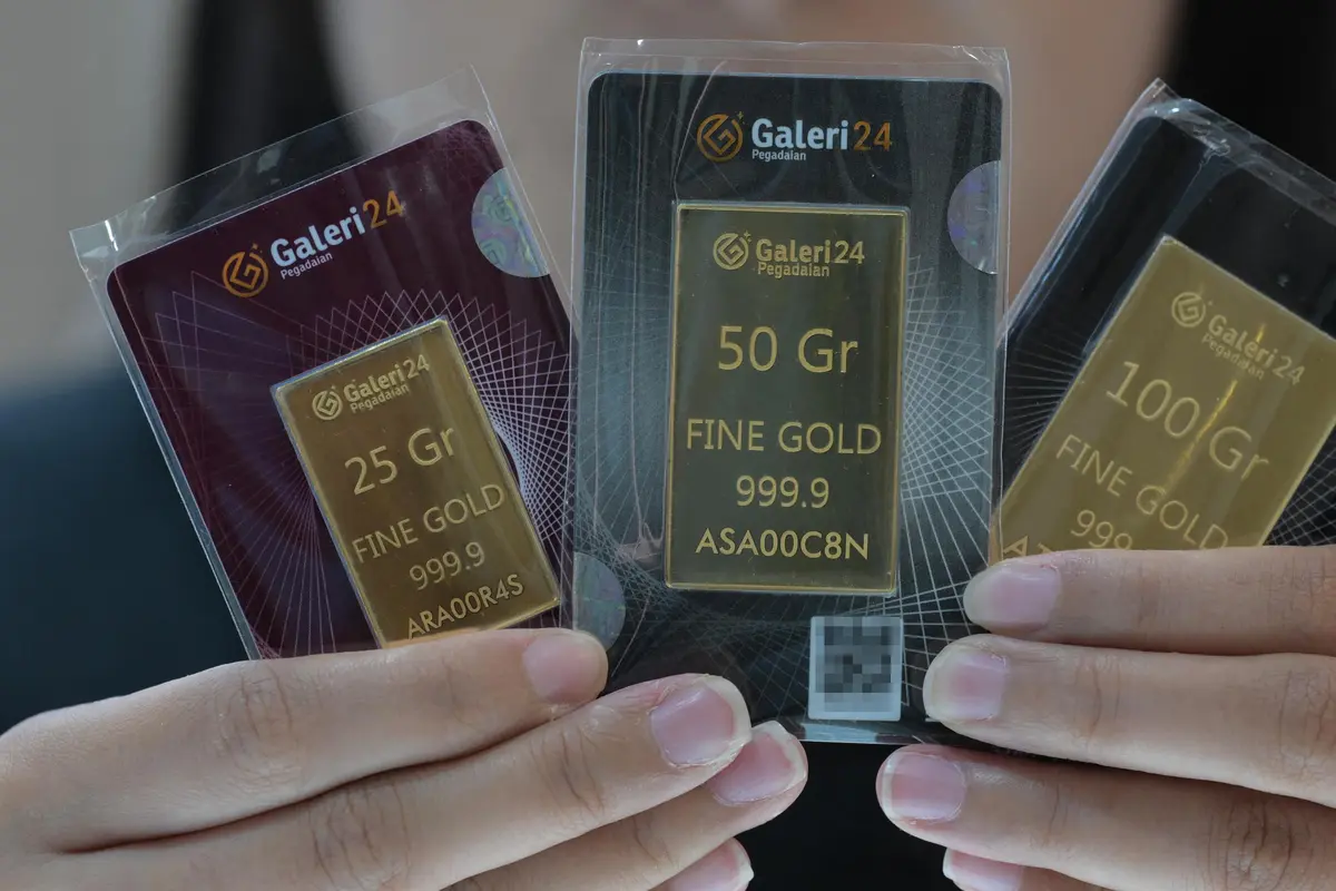 Hari Ini, Harga Emas Antam Turun Tipis