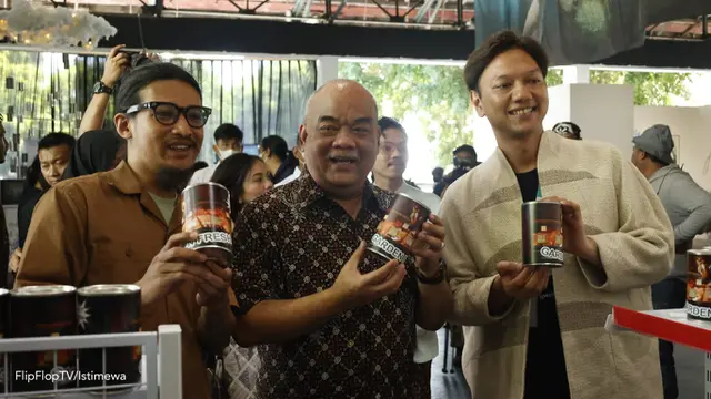 Wakil Gubernur (Wagub) Paku Alam X meresmikan platform FlipFlopTV di Yogyakarta, Selasa (20/12/2022).