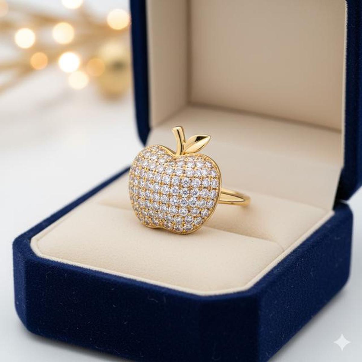 7 Model Cincin Emas Apel 2025, dari Simpel Elegan hingga Mewah