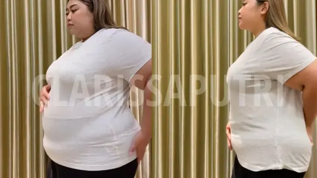 Clarissa Putri berhasil turunkan berat sampai 40 kg, ternyata ia mengonsumsi catering sehat/dok. @clarissaputri_