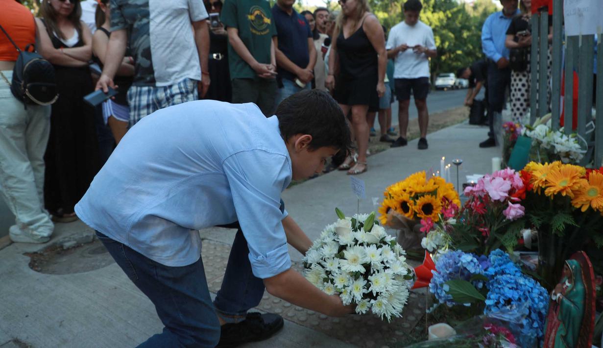 Presiden Brasil, Luiz Inacio Lula da Silva menulis di X bahwa ia "terkejut dan sedih" oleh kematian Pinera. (RAUL BRAVO/AFP)