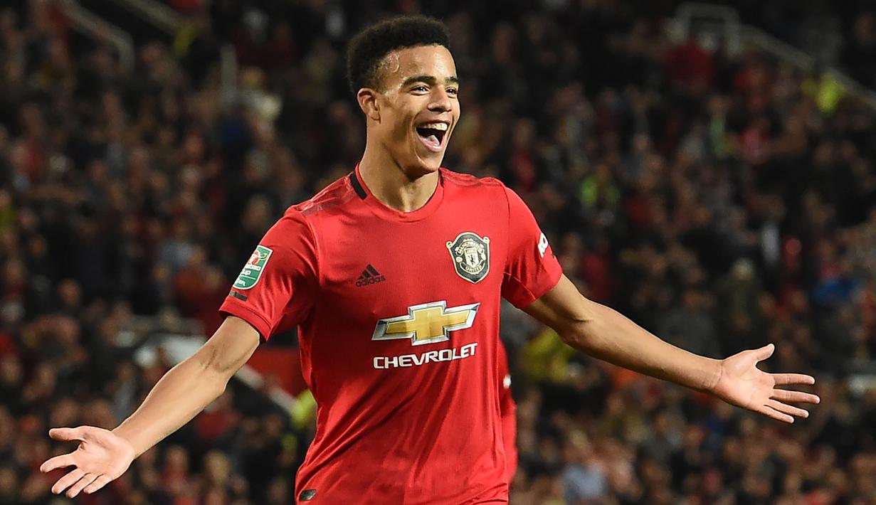 Mason Greenwood - Pemain muda berusia 18 tahun ini disebut-sebut bisa menyamai kehebatan Wayne Rooney pada masa mendatang. Striker hasil Akademi Manchester United ini berhasil menjawab keraguan fans Manchester United dengan performa apiknya. (AFP/Paul Ellis)
